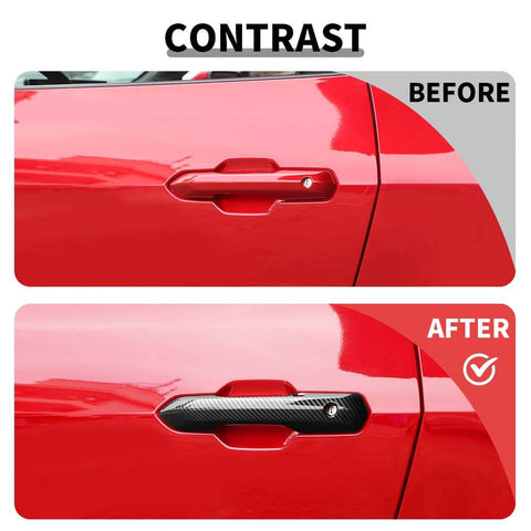 For 2024+ Ford Mustang Door Handle Cover Trim Decor Protector Shell Guard