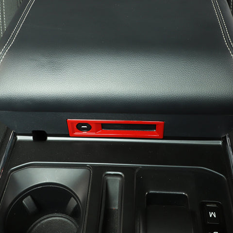 For 2021+ Ford F150 Center Armrest Box Switch Button Cover Trim