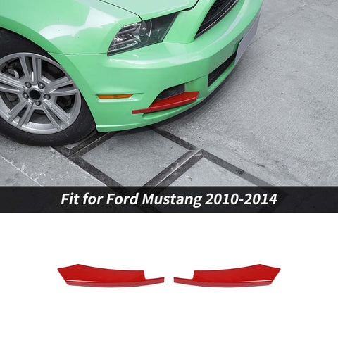 Front Fog Light Eyelid Cover Bezel Decor For Ford Mustang 2010-2014 Accessories | CheroCar