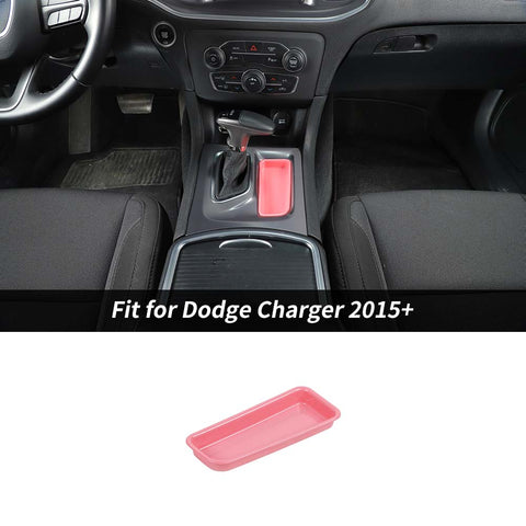 Gear Shift Storage Compartment Decor Cover For Dodge Charger 2015+ Accessories | CheroCar