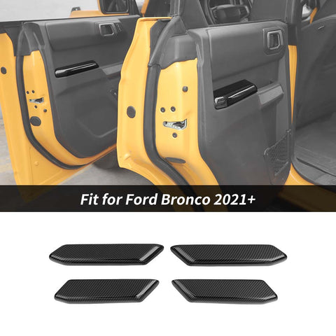 For 2021+ Ford Bronco 4-Door Interior Door Armrest Handle Panel Trim Cover