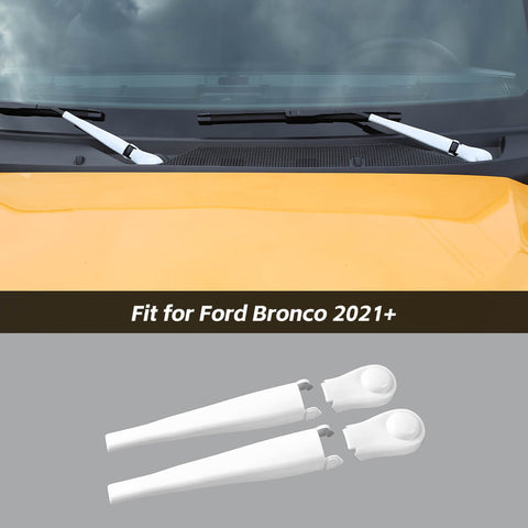 Front Windshield Rain Wiper Blade Cover Trim For Ford Bronco 2021+ Accessories | CheroCar