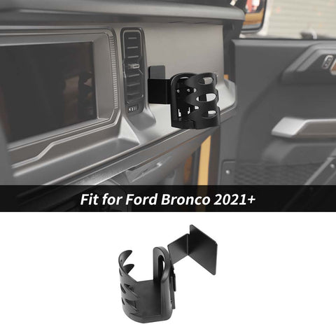 For 2021+ Ford Bronco Dashboard Cell Phone Water Cup Holder Mount Bracket Stand