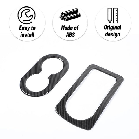 For 2010-2017 Dodge Ram Rear Armrest Box Cup Holder Cover Trim Bezel Red