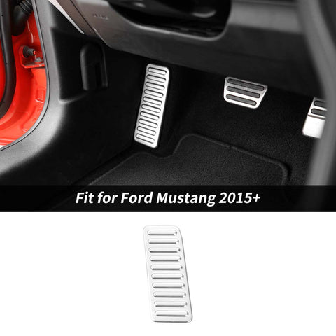 Inner Left Foot Rest Pedal Panel Decor Cover Trim For Ford Mustang 2015+ Accessories | CheroCar