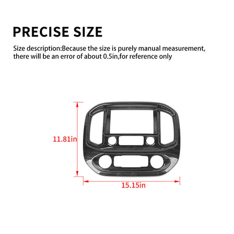 For 2014-2022 Chevy Colorado/GMC Canyon Center Console Navigation Air Vent Panel Cover Trim B Style