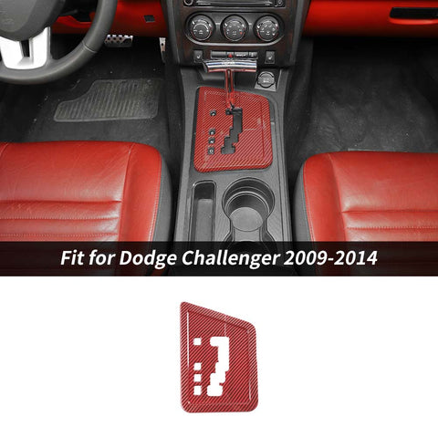 Center Control Gear Shift Panel Cover Trim Decor For Dodge Challenger 2009-2014 Accessories | CheroCar