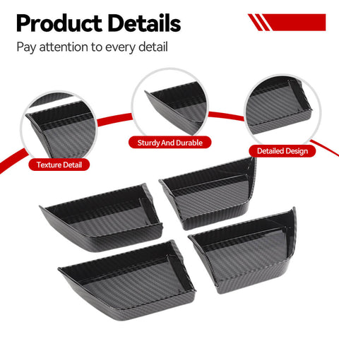 For 2024+ 4Runner Interior Door Handle Bowl Panel Cover Trim