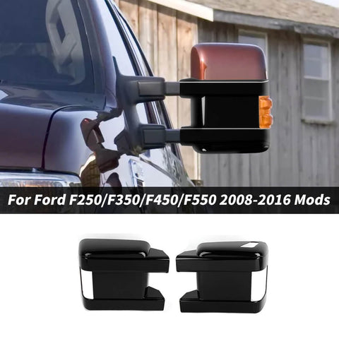For 2008-2016 Ford F250/F350/F450/F550 Side Rearview Mirror Shell Trim Cover