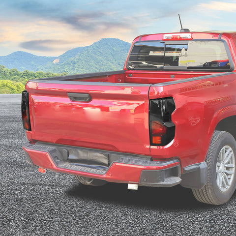 For 2023+ Chevy Colorado Smoked Black High Brake Light Taillight Lamp Cover Trim