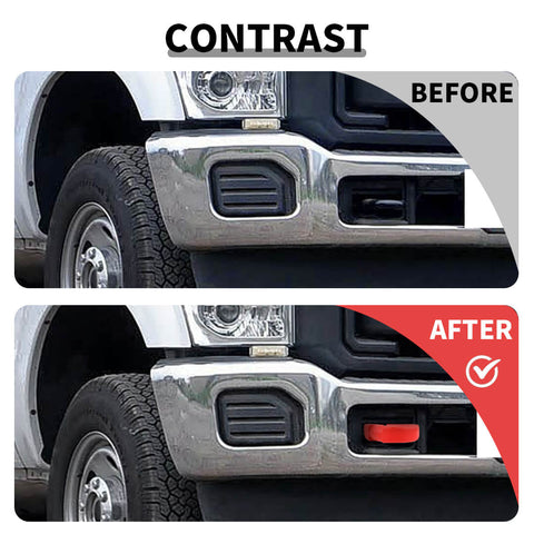 For 2008-2016 Ford F250/F350/F450/F550 Front Bumper Tow Hook Trailer Cover Trim