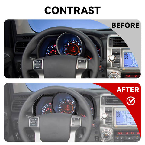 For 2010-2013 4Runner Center Consol Dash Instrument Trim Decor Cover