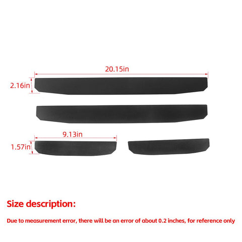 Outer Door Sill Plate Scuff Cover Guard For Ford Bronco 2021+ 4-Door Accessories | CheroCar