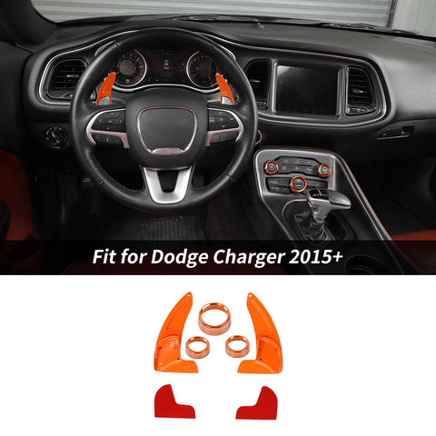 Shift Paddle/Air Condition Sound Switch Ring For Dodge Charger/Challenger 2015+ Accessories | CheroCar