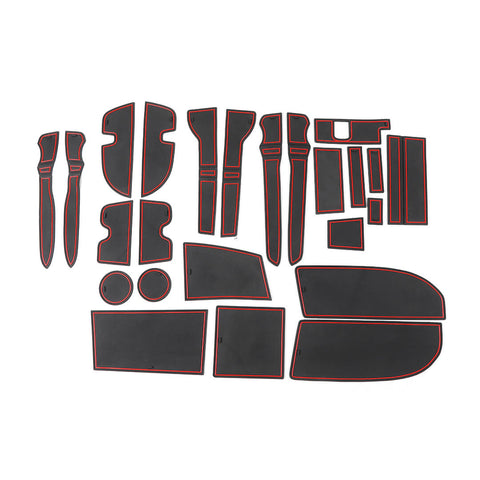 For 2010-2023 4Runner Interior Door Mat Gate Slot Pad Cup Mat Hold Cover