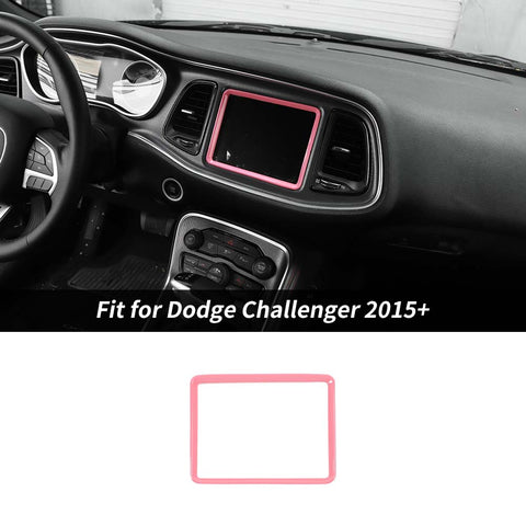 Inner Central GPS Navigation Trim For Dodge Challenger 2015+ Real Accessories | CheroCar