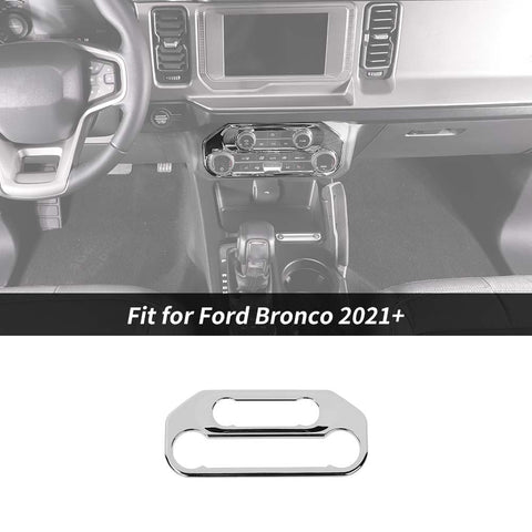 Air Conditioner Switch Panel Cover Trim Bezels For Ford Bronco 2021+ Accessories | CheroCar