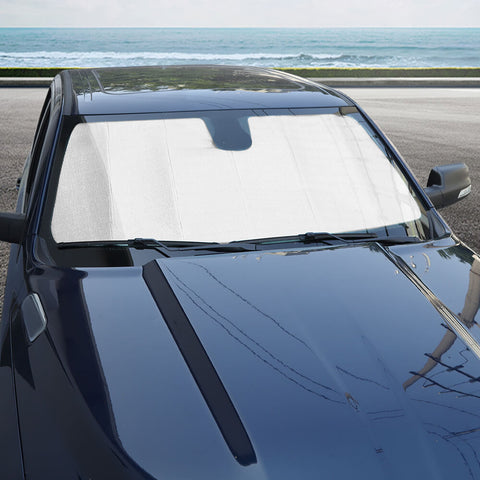 For 2018+ Dodge Ram Front Windshield Sunshade Block UV Protector Visor