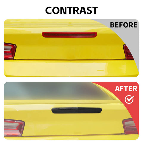 For 2016+ Chevy Camaro Third Brake Tail Light Cover Trim Decor