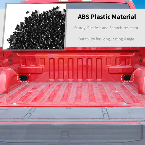 For 2015+ Ford F150 Tailgate Rear Trunk Bed Oval Drain waterproof Plug