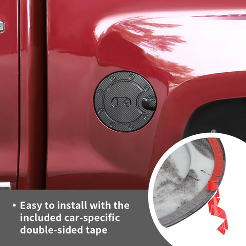 For 2014-2018 Chevy Silverado/GMC Sierra Fuel Tank Door Panel Cap Cover Trim