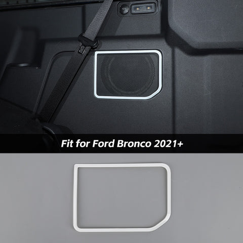 Rear Cargo Trunk Speaker Horn Trim Cover Decor For Ford Bronco 2021+ Accessories | CheroCar