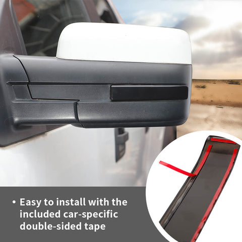 For 2009-2014 Ford F150 Raptor Rearview Mirror Turn Signal Light Trim Cover