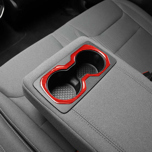 For 2018+ Dodge Ram 1500 Rear Armrest Cup Holder Frame Cover Trim