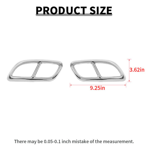 For 2015+ Dodge Charger Rear Tail Throat Decor Cover Trim Frame