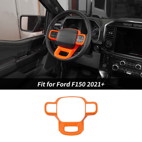 For 2021+ Ford F150 Steering Wheel Cover Trim