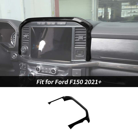 Central Control Navigation Cover Trim Frame For Ford F150 2021+ Accessories | CheroCar