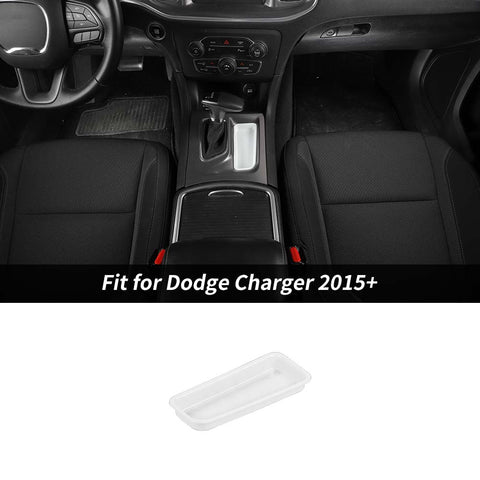 Gear Shift Storage Compartment Decor Cover For Dodge Charger 2015+ Accessories | CheroCar