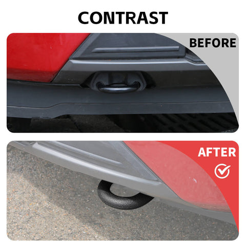 For 2009+ Ford F150 Front Bumper Track Tow Hook Trailer Trim Protect Cover