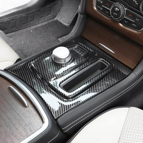 For 2015+ Chrysle 300/300C Center Console Gear Shift Panel Cover Trim