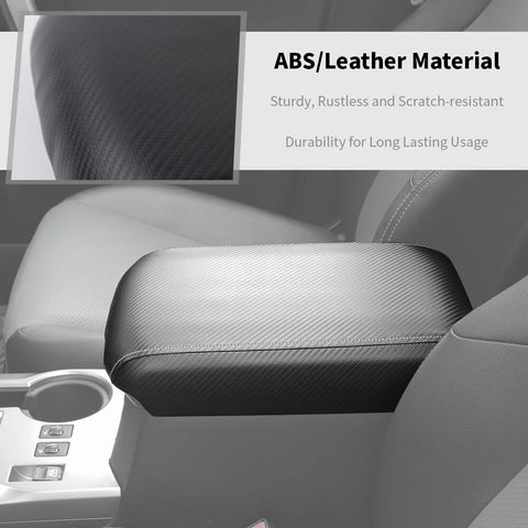 For 2010-2023 4Runner Center Console Armrest Box Leather Protector Cover