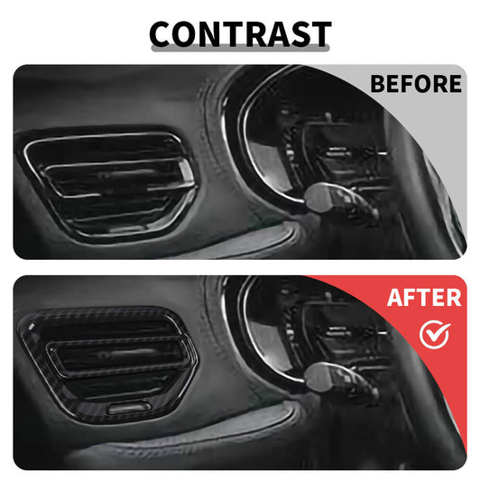 For 2021+ Dodge Durango Interior Dashboard Air Vent Outlet Trim Cover