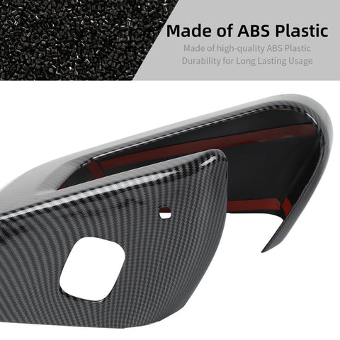 For 2021+ Ford F150 Rear View Mirror Shell & Rain Eyebrow Cover Trim Frame Kit