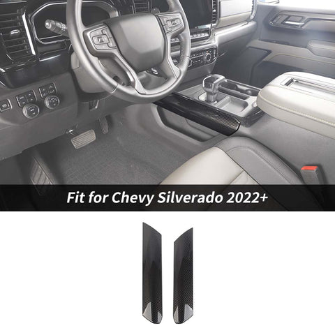 Center Console Gear Shift Side Cover Trim For Chevy Silverado 2022+ Accessories | CheroCar