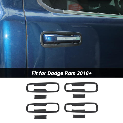 Exterior Door Handle Bowl Cover Trim Decor For Dodge Ram 2018+ Accessories | CheroCar