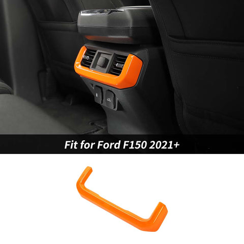 Interior Rear AC Air Vent Outlet Cover Trim Strip For Ford F150 2021+ Accessories | CheroCar