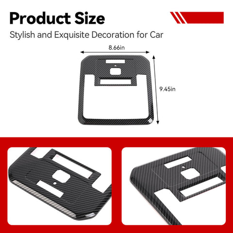 For 2024+ 4Runner Front Top Reading Light Bezel Trim Cover Accessories