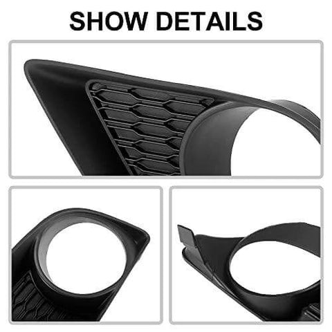 For 2011-2014 Dodge Charger Front Bumper Fog Light Lamp Cover Trim
