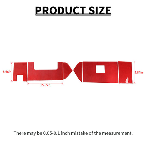 For 2009-2014 Ford F150 Raptor Front Dash Panel Center Console Decor Cover Trim