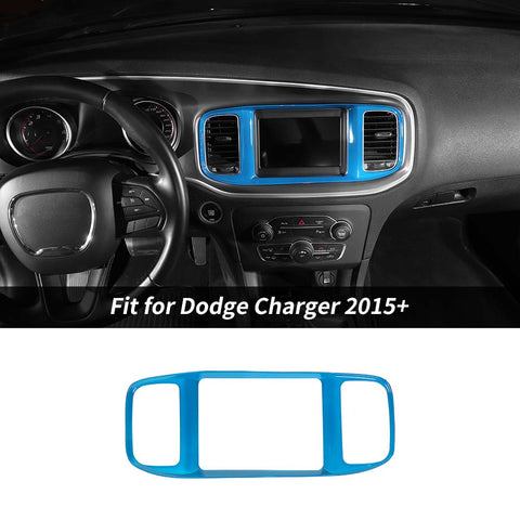 Console Navigation GPS Panel Decor Cover Trim for Dodge Charger 2015+ Accessories | CheroCar