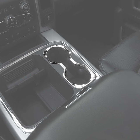 Front Cup Holder Frame Trim Cover For Dodge Ram 2012-2017 Accessories | CheroCar