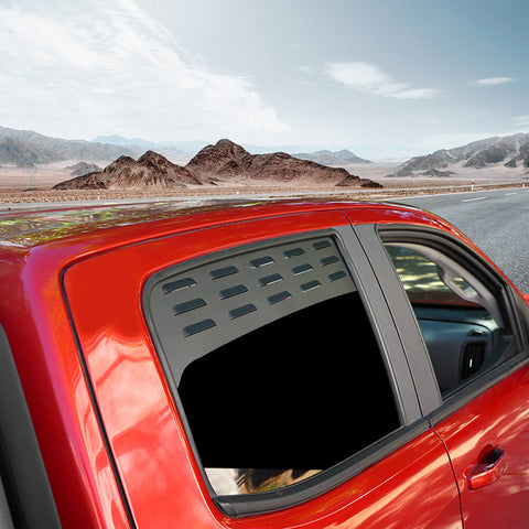 For 2014+ Chevy Colorado/GMC-CANYON Rear Window Glass Louver Air Vent Panel