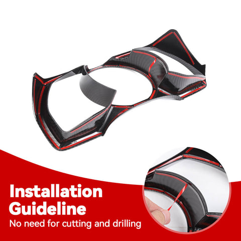 For 2010-2013 4Runner Center Consol Dash Instrument Trim Decor Cover