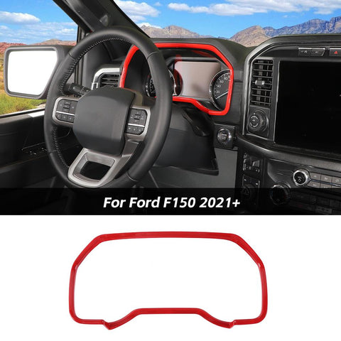 Dashboard track pack bezel Cover Frame Decor Trim For Ford F150 2021+ Accessories | CheroCar