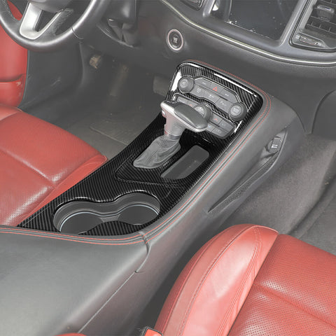 For 2015+ Dodge Challenger Interior Center Gear Shift Panel Trim Cover