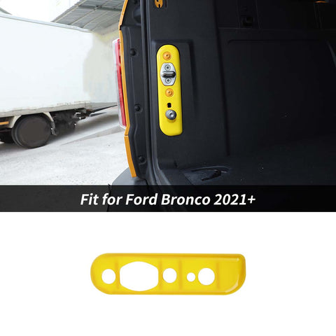 Trunk Tailgate Latch Door Lock Panel Cover For Ford Bronco 2021+ Accessories | CheroCar